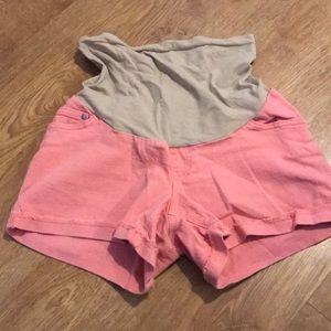 Maternity indigo blue shorts. Small